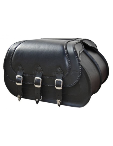 ALFORJAS RIGIDAS PIEL CAMPEADOR CELTIC BASICAS