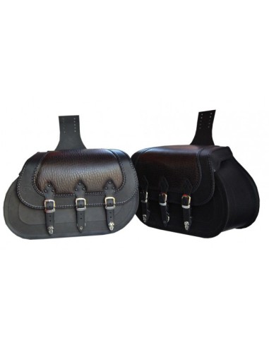 ALFORJAS RIGIDAS CAMPEADOR CELTIC BASICAS COCO MARRON