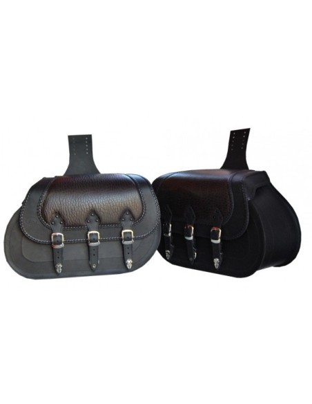 ALFORJAS RIGIDAS CAMPEADOR CELTIC BASICAS COCO MARRON