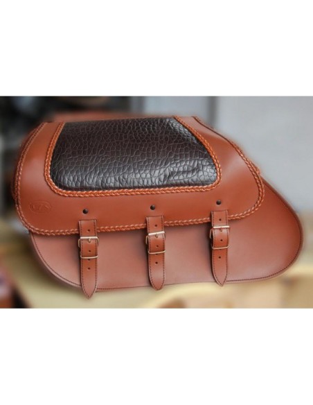 ALFORJAS RIGIDAS GRECIO MARRON COCO UNIVERSAL