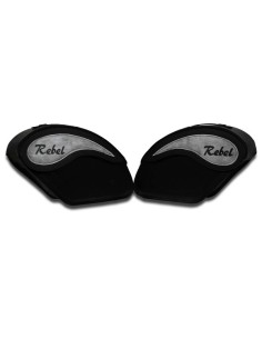 ALFORJAS PIEL RIGIDAS ECLIPSE HONDA REBEL LOGO REBEL