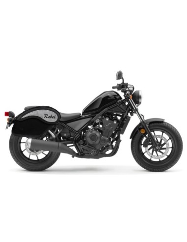 ALFORJAS PIEL RIGIDAS ECLIPSE HONDA REBEL LOGO REBEL ALFORJAS PIEL RIGIDAS ECLIPSE HONDA REBEL LOGO REBEL