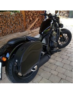 ALFORJAS PIEL RIGIDAS ECLIPSE HONDA REBEL BASICAS