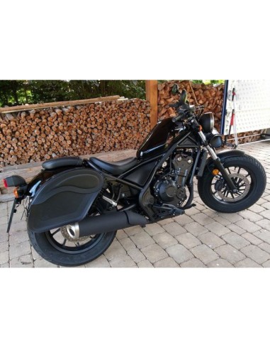 ALFORJAS PIEL RIGIDAS ECLIPSE HONDA REBEL BASICAS