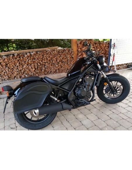 ALFORJAS PIEL RIGIDAS ECLIPSE HONDA REBEL BASICAS