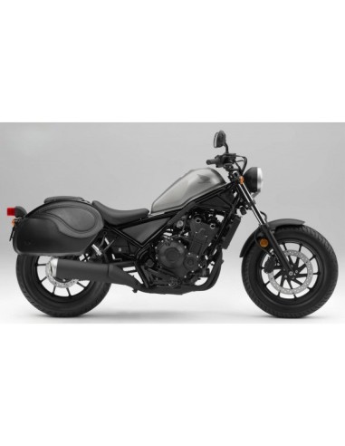 ALFORJAS PIEL RIGIDAS VENDETTA HONDA REBEL BASICAS