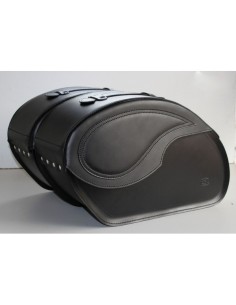ALFORJAS PIEL RIGIDAS VENDETTA HONDA REBEL BASICAS