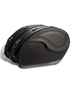 ALFORJAS PIEL RIGIDAS VENDETTA HONDA REBEL BASICAS