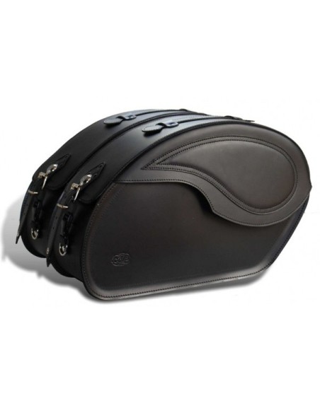 ALFORJAS PIEL RIGIDAS VENDETTA HONDA REBEL BASICAS