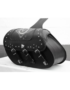 ALFORJAS SUPER STAR RIGIDAS CLÁSICA TRENZADA PERS LOGO VULCAN