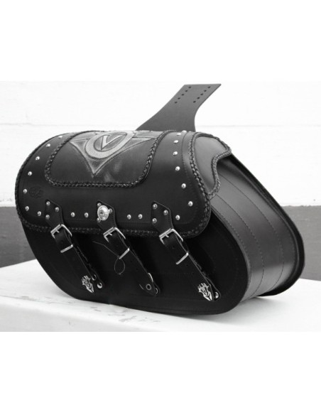 ALFORJAS SUPER STAR RIGIDAS CLÁSICA TRENZADA PERS LOGO VULCAN