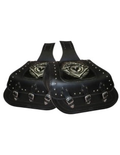 ALFORJAS SUPER STAR RIGIDAS BASICAS TRENZADA PERS LOGO VULCAN