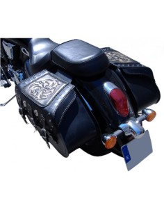 ALFORJAS RIGIDAS SUPER-STAR CLASICA TRIBAL TRENZADO UNIVERSAL