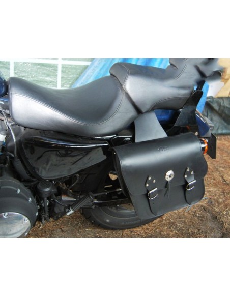 ALFORJAS PIEL APACHE BASICAS TRENZADA UNIVERSAL