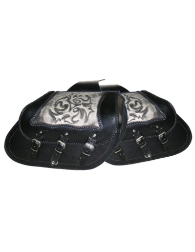 ALFORJAS RIGIDAS PIEL IBER BASICO TRENZADO TRIBAL ALFORJAS RIGIDAS PIEL IBER BASICO TRENZADO TRIBAL