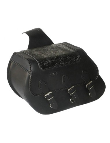 ALFORJAS PIEL IKARO TRENZADO GOTICA UNIVERSAL