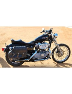 ALFORJAS PIEL IKARO TRENZADO GOTICO