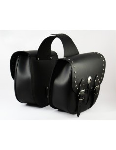 ALFORJAS PIEL CLASICA TEBAS