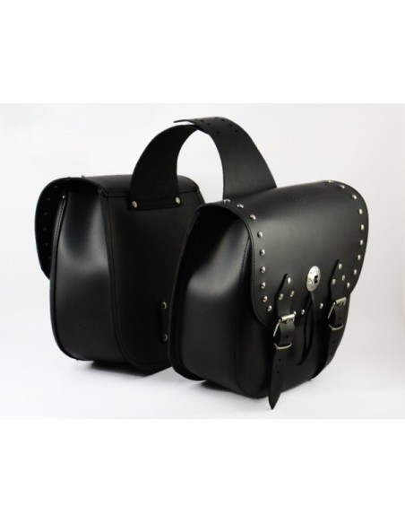 ALFORJAS PIEL CLASICA TEBAS