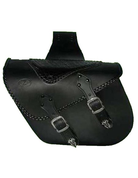 ALFORJAS PIEL ALHAMA TRENZADO COCO UNIVERSAL