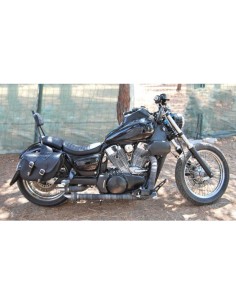 ALFORJAS PIEL ALHAMA TRENZADO COCO