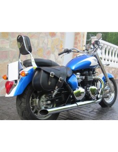 ALFORJAS PIEL ALHAMA TRENZADO COCO