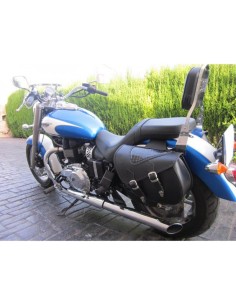 ALFORJAS PIEL ALHAMA TRENZADO COCO