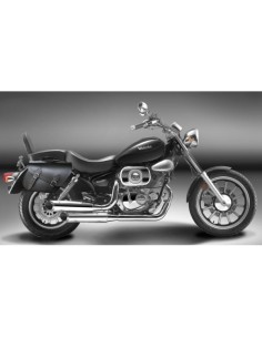 ALFORJAS PIEL ALHAMA BÁSICA PARA ROYAL ENFIELD METEOR 350