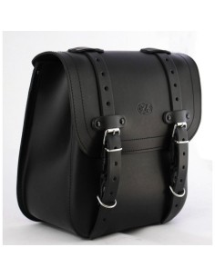 ALFORJA PIEL ADRIANO BASICA PARA HYOSUNG AQUILA GV 125 BOBBER