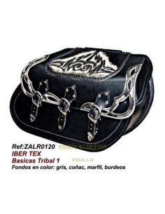 ALFORJAS IBER RIGIDAS TEX TRIBAL UNO FONDO MARFIL