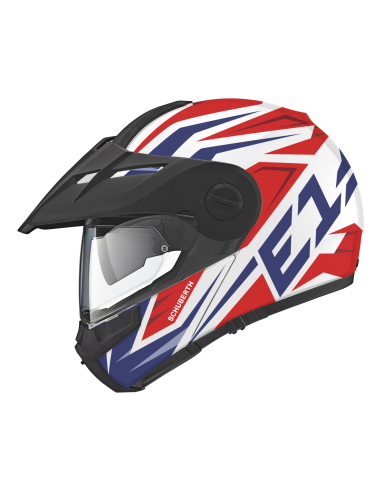 CASCO E1 SCHUBERTH MODULAR TUAREG BLANCO ROJO CASCO E1 SCHUBERTH MODULAR TUAREG BLANCO ROJO