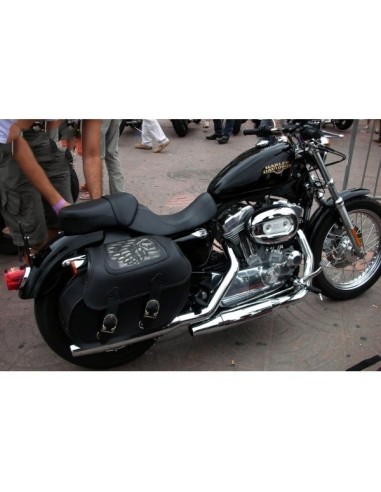 ALFORJAS RIGIDAS TEMPLARIO GRAN JEFE TRENZADO PARA H.D SPORTSTER DESDE 1995 ALFORJAS RIGIDAS TEMPLARIO GRAN JEFE TRENZADO PARA H.D SPORTSTER DESDE 1995