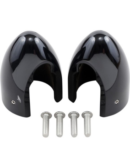 EMBELLECEDORES HORQUILLA BULLET-COBERT EJE RUEDA NEGRO HONDA VTX1300C