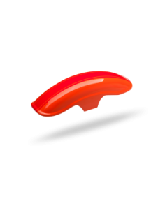 GUARDABARROS DELANTEROS UNIVERSALES NARANJA-ROJO 125 X 408 MM