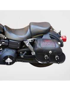 ALFORJAS TEMPLARIO RIGIDAS CELTIC BASICAS CALAVERA TIBIAS FONDO 