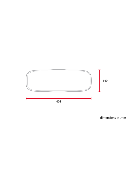 GUARDABARROS DELANTEROS UNIVERSALES NARANJA-BLANCO 140 X 408 MM