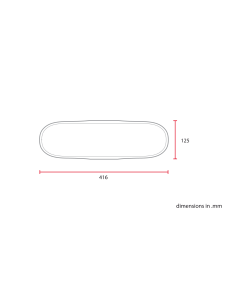 GUARDABARROS DELANTEROS UNIVERSALES NARANJA-AZUL 125X416