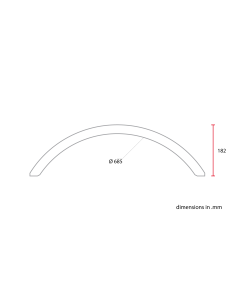 GUARDABARROS TRASEROS UNIVERSALES NEGRO 150 X 620