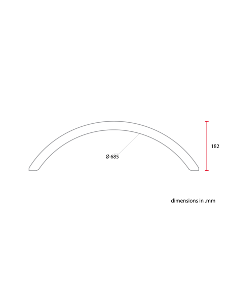 GUARDABARROS TRASEROS UNIVERSALES NEGRO 150 X 620