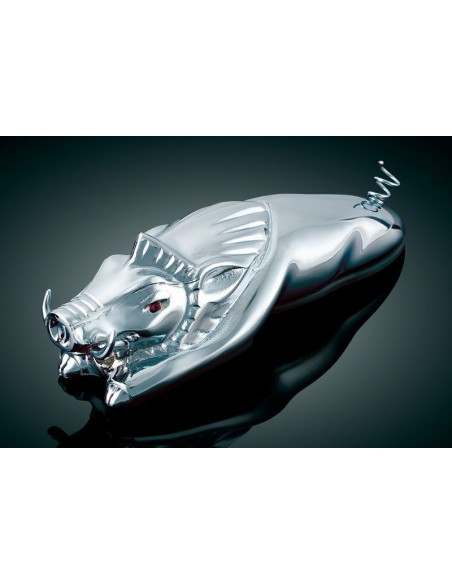 JABALÍ PARA GUARDABARROS CON LUZ EN LOS OJOS