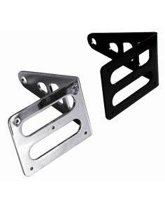 SOPORTE MATRICULA LATERAL CROMADO O NEGRO