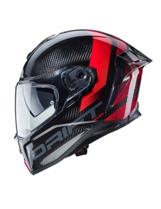 CASCO INTEGRAL CABERG DRIFT EVO CARBON SONIC ANTRACITA-ROJO