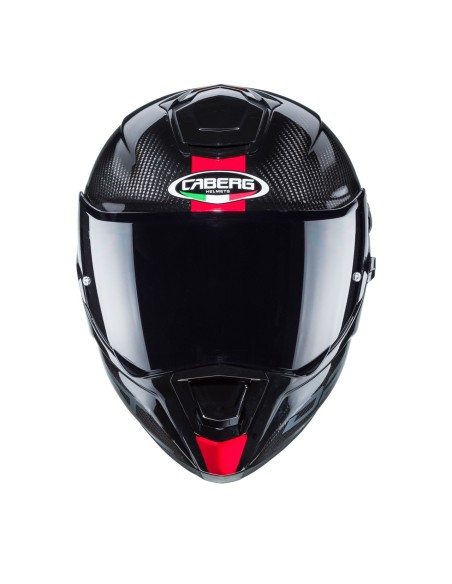 CASCO INTEGRAL CABERG DRIFT EVO CARBON SONIC ANTRACITA-ROJO