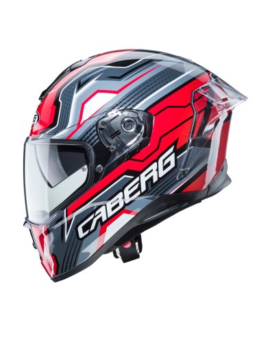 CASCO INTEGRAL CABERG DRIFT EVO LB29 NEGRO-ANTRACITA-ROJO