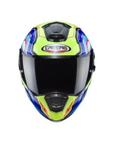 CASCO INTEGRAL CABERG DRIFT EVO LB29 NEGRO-AMARILLO FLUOR-AZUL