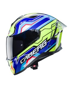 CASCO INTEGRAL CABERG DRIFT EVO LB29 NEGRO-AMARILLO FLUOR-AZUL