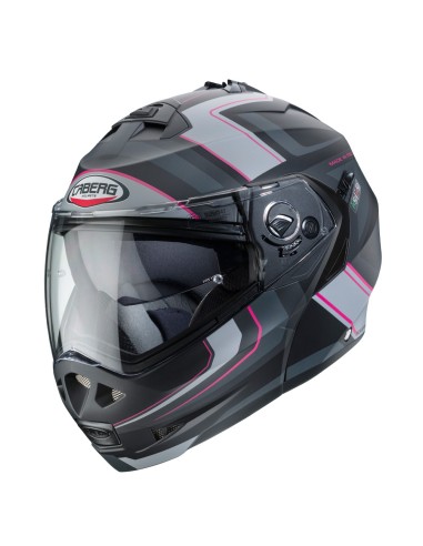 CASCO CABERG DUKE II MODULAR TOUR NEGRO MATE-ROSA-ANTRACITA-PLATA CASCO CABERG DUKE II MODULAR TOUR NEGRO MATE-ROSA-ANTRACITA-PLATA