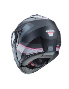 CASCO CABERG DUKE II MODULAR TOUR NEGRO MATE-ROSA-ANTRACITA-PLATA