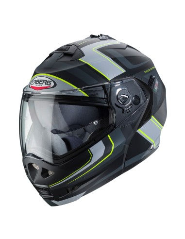 CASCO CABERG DUKE II MODULAR TOUR NEGRO MATE-FLUOR-ANTRACITA-PLATA CASCO CABERG DUKE II MODULAR TOUR NEGRO MATE-FLUOR-ANTRACITA-PLATA