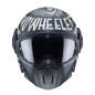 CASCO JET CABERG GHOST NUKE NEGRO - GRIS CASCO JET CABERG GHOST NUKE NEGRO - GRIS